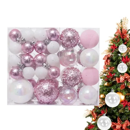 Ornements de sapin de Noël incassables, boule colorée, intérieur, extérieur, cérémonie — image 9