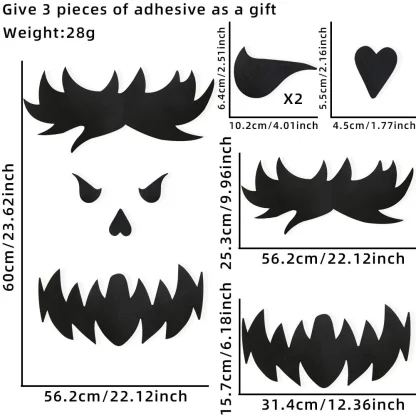 Stickers d'Halloween pour portes et fenêtres — image 9