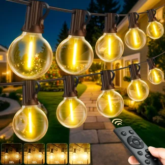 Guirlande guinguette LED extérieure 30 m – 30 ampoules G40