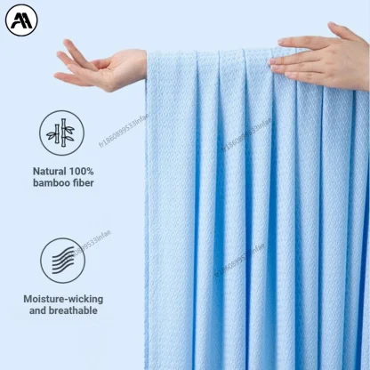 Couverture d'été légère en fibre de bambou — image 3
