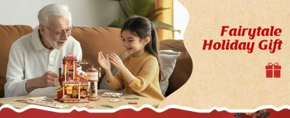 ROKR – Boîte à musique « Dream Gift Factory », puzzle 3D en bois — image 10