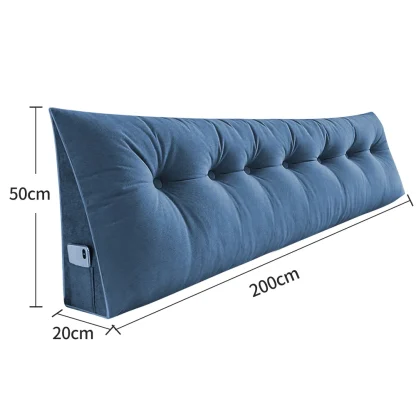 Coussin de lecture triangulaire pour tête de lit — image 8