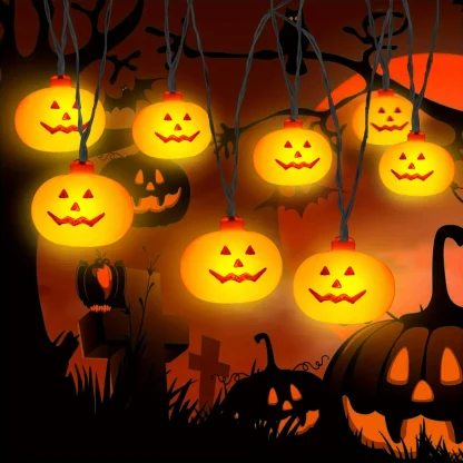 Guirlande lumineuse citrouilles — image 5