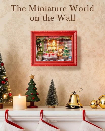 Rolife – Diorama réveillon de Noël LED, puzzle 3D en bois — image 9