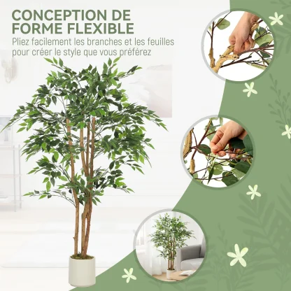 HOMCOM – Banian artificiel 150 cm — image 6