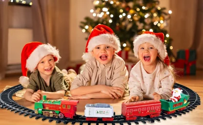 Train de Noël musical et lumineux pour sapin — image 10
