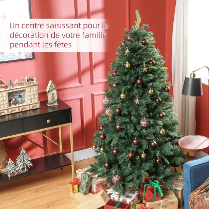 Sapin de Noël artificiel HOMCOM 180 cm — image 4