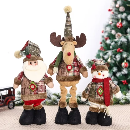 Poupée de noël télescopique, décorations de joyeux noël pour la maison, ornement de noël 2025, cadeaux de noël, nouvel an 2026 — image 20