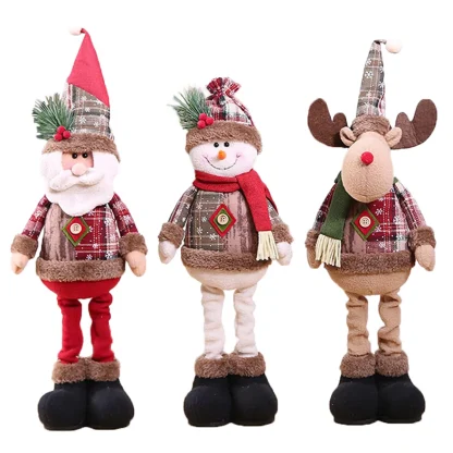 Poupée de noël télescopique, décorations de joyeux noël pour la maison, ornement de noël 2025, cadeaux de noël, nouvel an 2026 — image 22