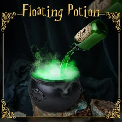 Chaudron noir avec bouteille flottante et diffuseur — image 2