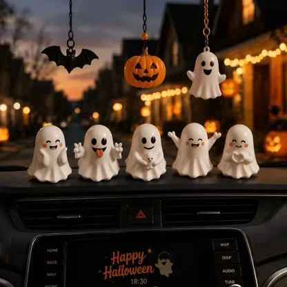 Mini fantômes décoratifs, lot de 5 — image 5