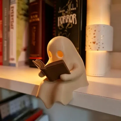 Veilleuse fantôme lisant un livre — image 5