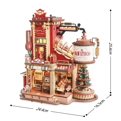 ROKR – Boîte à musique « Dream Gift Factory », puzzle 3D en bois — image 6