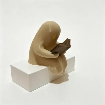 Veilleuse fantôme lisant un livre — image 7