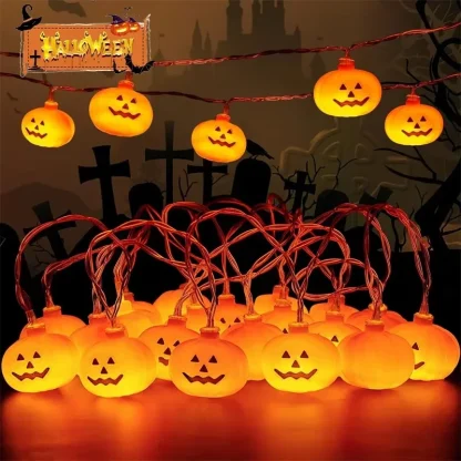 Guirlande lumineuse citrouilles — image 8