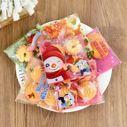 Sachets cellophane de Noël, lot de 100 à 300 — image 11