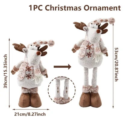Poupée de noël télescopique, décorations de joyeux noël pour la maison, ornement de noël 2025, cadeaux de noël, nouvel an 2026 — image 9