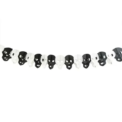Guirlande fanions d'Halloween en papier, 3 m — image 6