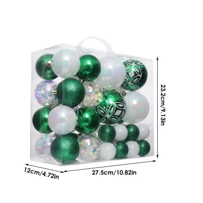Ornements de sapin de Noël incassables, boule colorée, intérieur, extérieur, cérémonie — image 11
