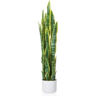 Sansevieria artificielle en pot