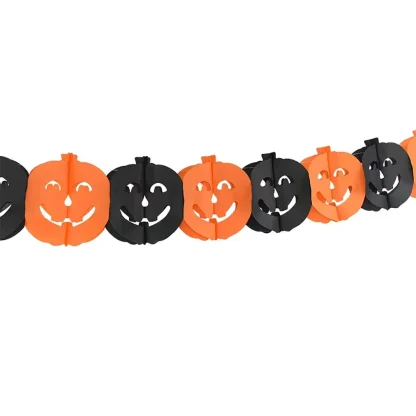Guirlande fanions d'Halloween en papier, 3 m — image 13