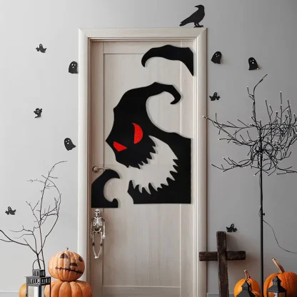 Stickers d'Halloween maison hantée pour vitres — image 10