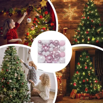 Ornements de sapin de Noël incassables, boule colorée, intérieur, extérieur, cérémonie — image 17