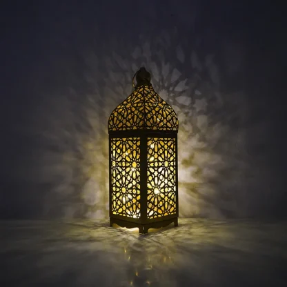 Lanterne marocaine en métal, porte-bougie — image 8