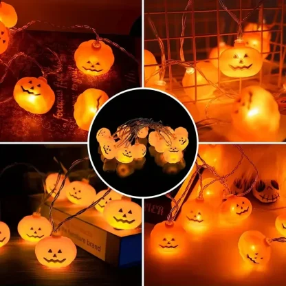 Guirlande lumineuse citrouilles — image 6