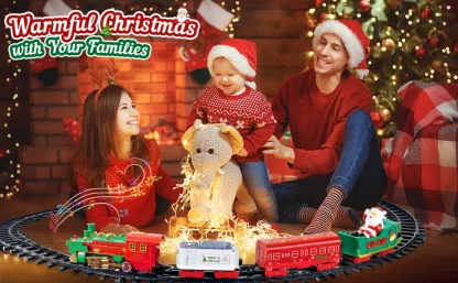 Train de Noël musical et lumineux pour sapin — image 9