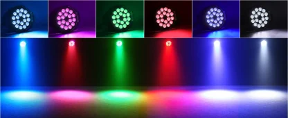 U'King – Lot de 4 projecteurs PAR LED RGBW 200 W, DMX — image 8