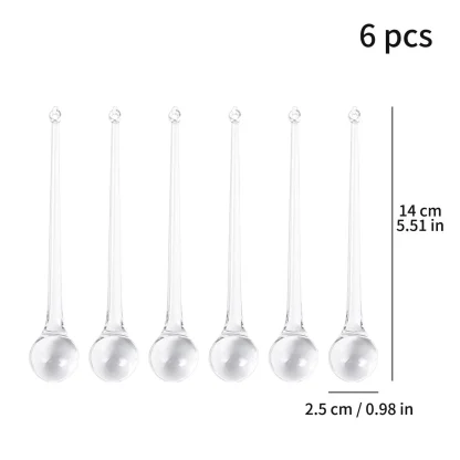 6-30 pièces de pendentifs en forme de gouttes de pluie en cristal, décorations pour sapin de Noël, perles de verre, décoration de rideaux, fournitures pour décorations de fête à domicile DIY — image 7