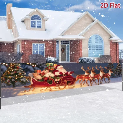 Bannière extérieure de noël, décorations de joyeux noël pour la maison, décor extérieur de noël, bonne année 2025, 2026 — image 2