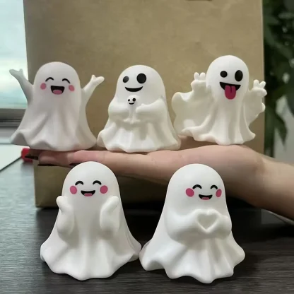 Mini fantômes décoratifs, lot de 5 — image 3