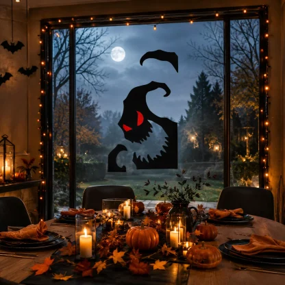 Stickers d'Halloween maison hantée pour vitres — image 2