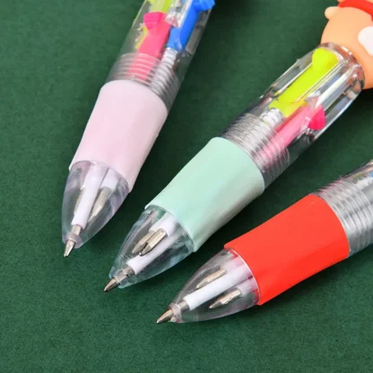 5 à 100 stylos à bille de Noël, 4 couleurs, avec motif de dessin animé, idéal comme cadeau pour les fêtes de Noël, les carnavals, le Nouvel An et la veille de Noël. — image 14
