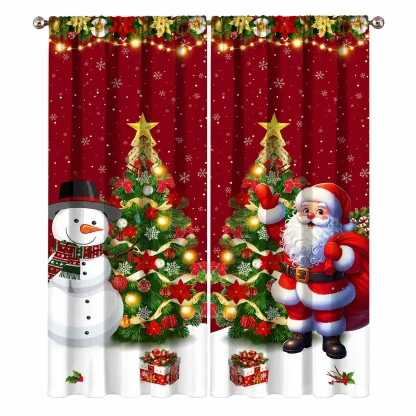 Rideaux de Noël semi-occultants, lot de 2 — image 13