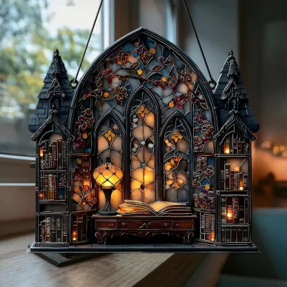 Maison gothique en acrylique à suspendre — image 6