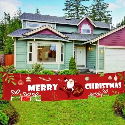 Bannière extérieure de noël, décorations de joyeux noël pour la maison, décor extérieur de noël, bonne année 2025, 2026 — image 47