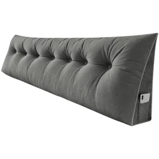 Coussin de dossier triangulaire pour lit ou canapé
