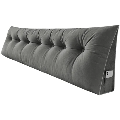 Coussin de dossier triangulaire pour lit ou canapé