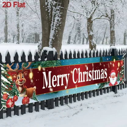 Bannière extérieure de noël, décorations de joyeux noël pour la maison, décor extérieur de noël, bonne année 2025, 2026