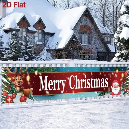 Bannière extérieure de noël, décorations de joyeux noël pour la maison, décor extérieur de noël, bonne année 2025, 2026 — image 42