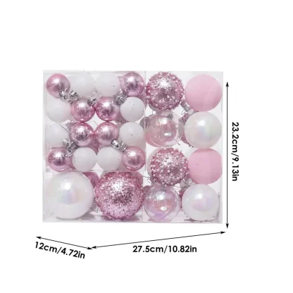 Ornements de sapin de Noël incassables, boule colorée, intérieur, extérieur, cérémonie — image 18