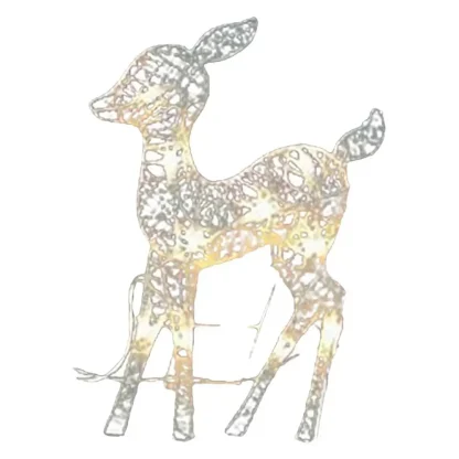 Lampe solaire de noël en forme de renne, alimentée par piles, résiste à l'eau, luminaire décoratif idéal pour un jardin ou un rêve — image 7