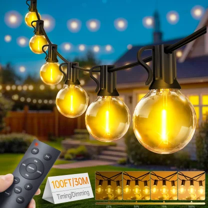 Guirlande guinguette LED extérieure 30 m – 30 ampoules G40 — image 7