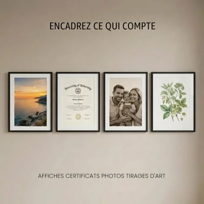 Cadre photo A3, noir — image 7