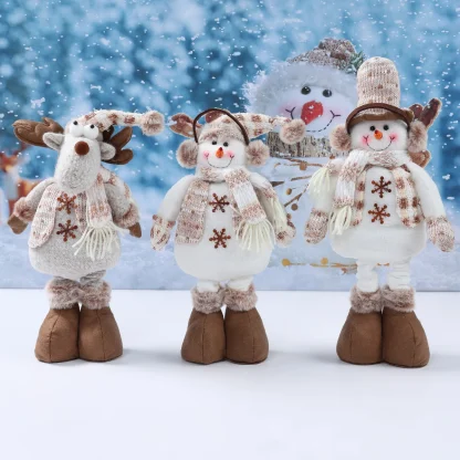 Poupée de noël télescopique, décorations de joyeux noël pour la maison, ornement de noël 2025, cadeaux de noël, nouvel an 2026 — image 6