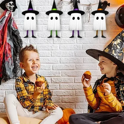 Fantômes et chapeaux de sorcière lumineux à suspendre — image 17
