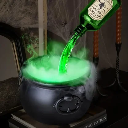 Chaudron noir avec bouteille flottante et diffuseur — image 4